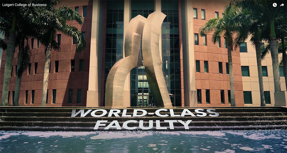 FGCU video overlay for Our Business is Your Success.