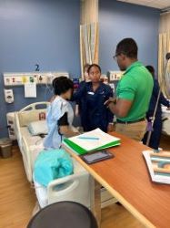 PT Grad Collabs with Nursing Student Foundations Lab 